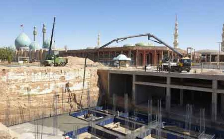 احداث موتورخانه مرکزی مسجد جمکران به همت بسیج سازندگی استان قم